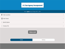 Tablet Screenshot of alcarragency.com